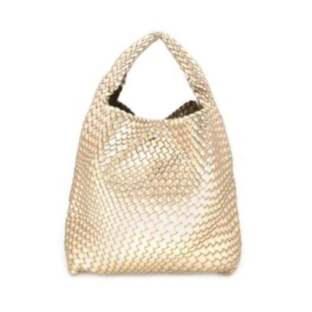 BC Bags Woven Hobo Handbag Including Pouch